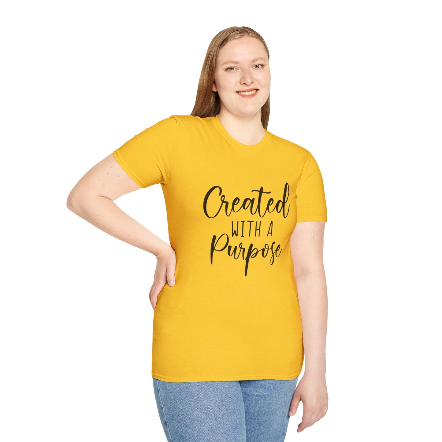 Created With A Purpose - Unisex Softstyle T-Shirt