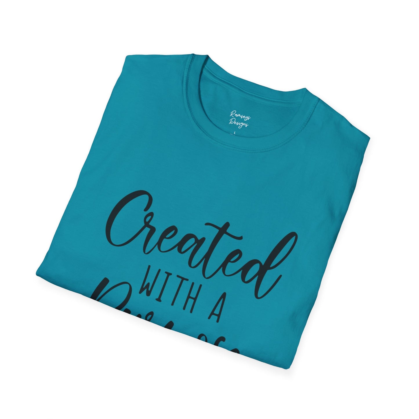 Created With A Purpose - Unisex Softstyle T-Shirt