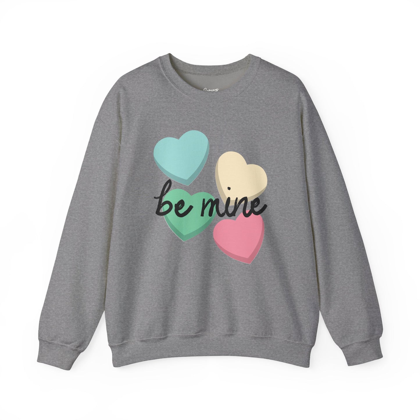 Candy Hearts Be Mine - Unisex Heavy Blend™ Crewneck Sweatshirt