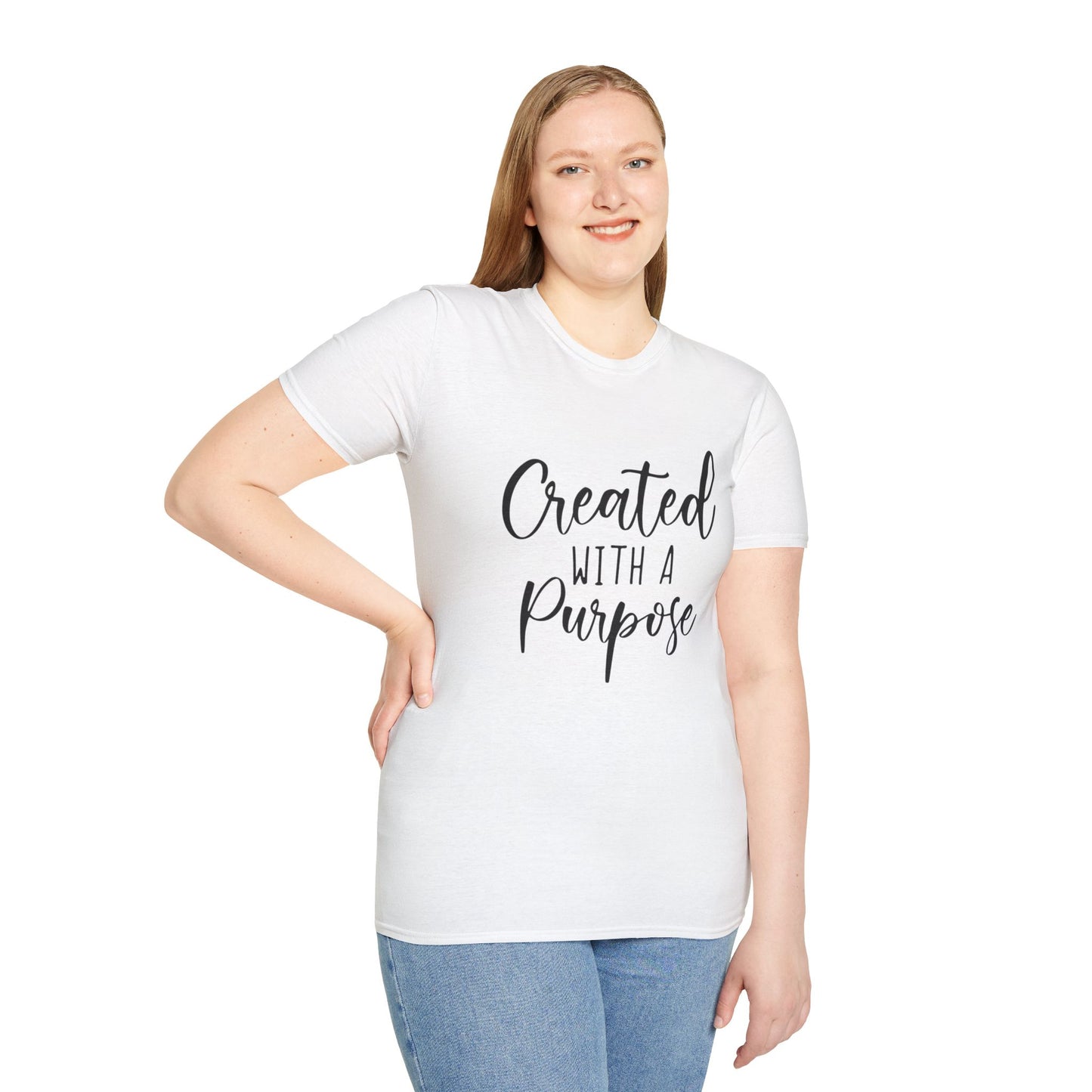 Created With A Purpose - Unisex Softstyle T-Shirt