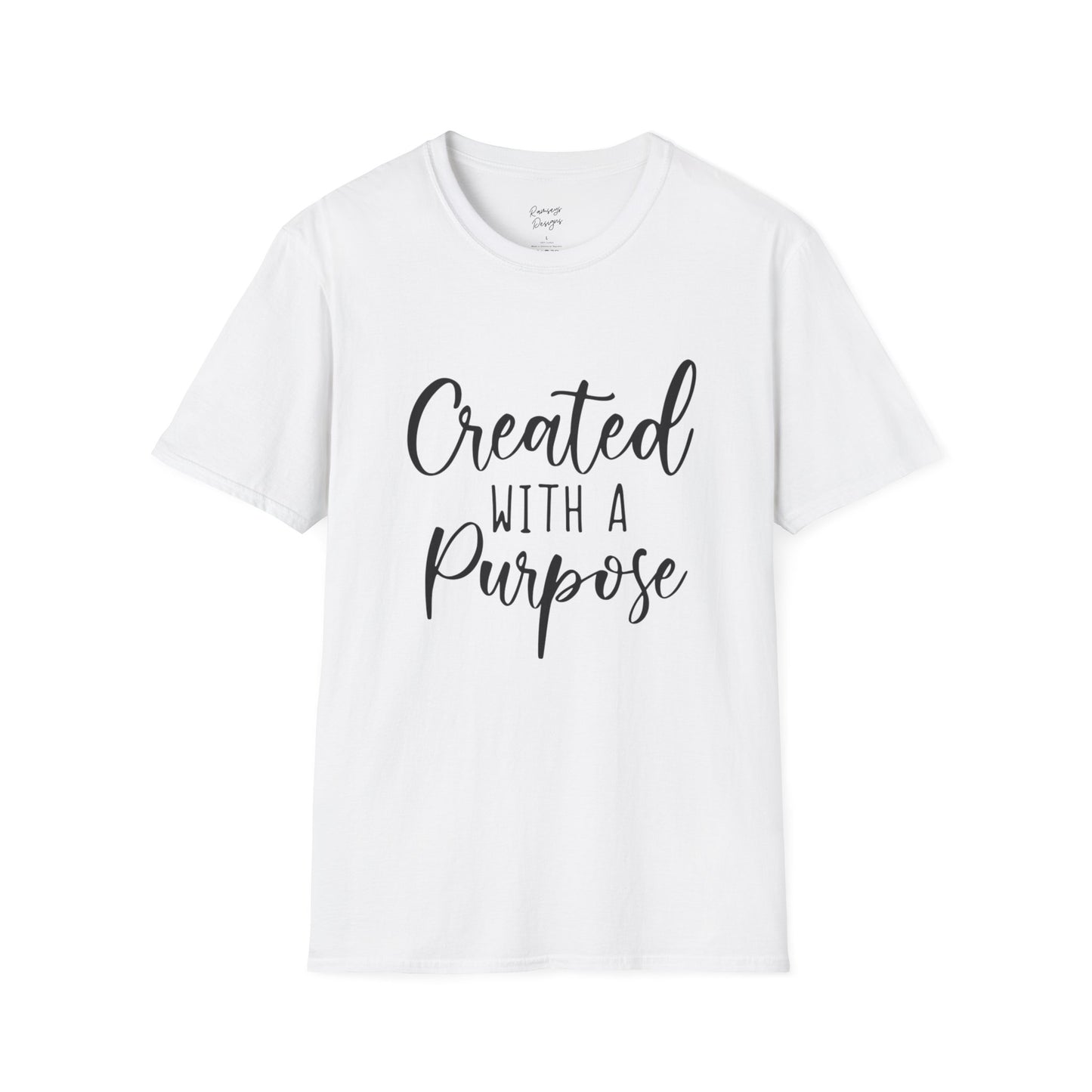 Created With A Purpose - Unisex Softstyle T-Shirt