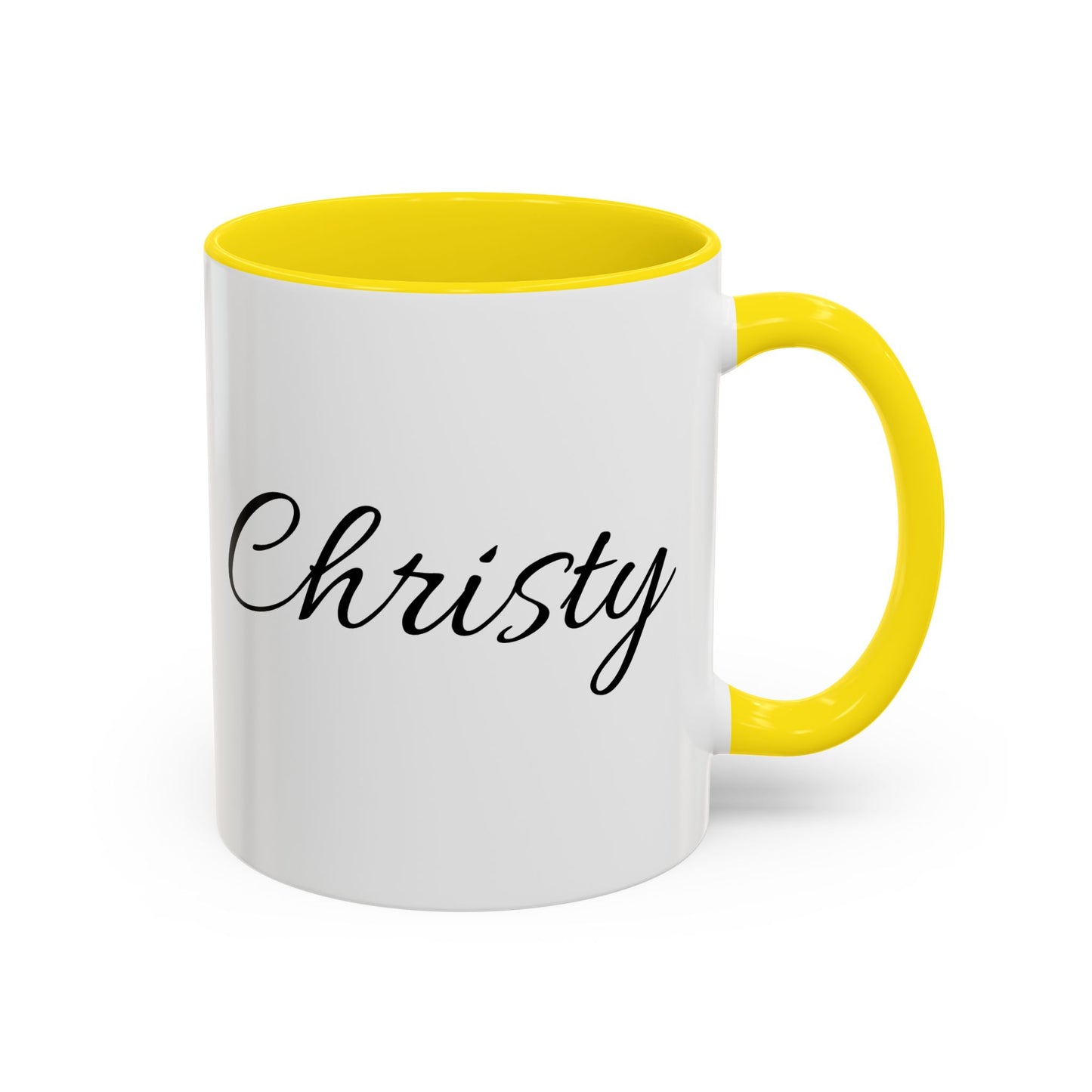 Personalized Accent Coffee Mug (11, 15oz)