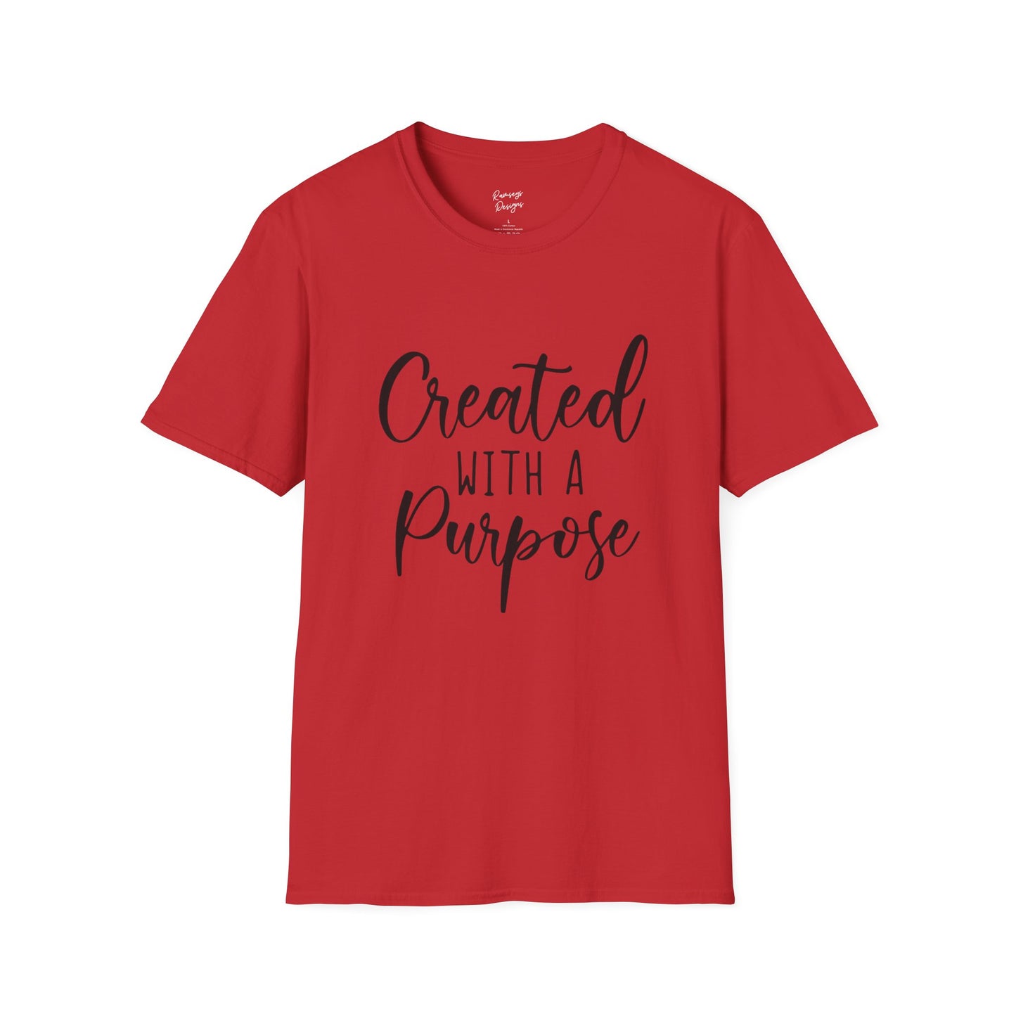 Created With A Purpose - Unisex Softstyle T-Shirt