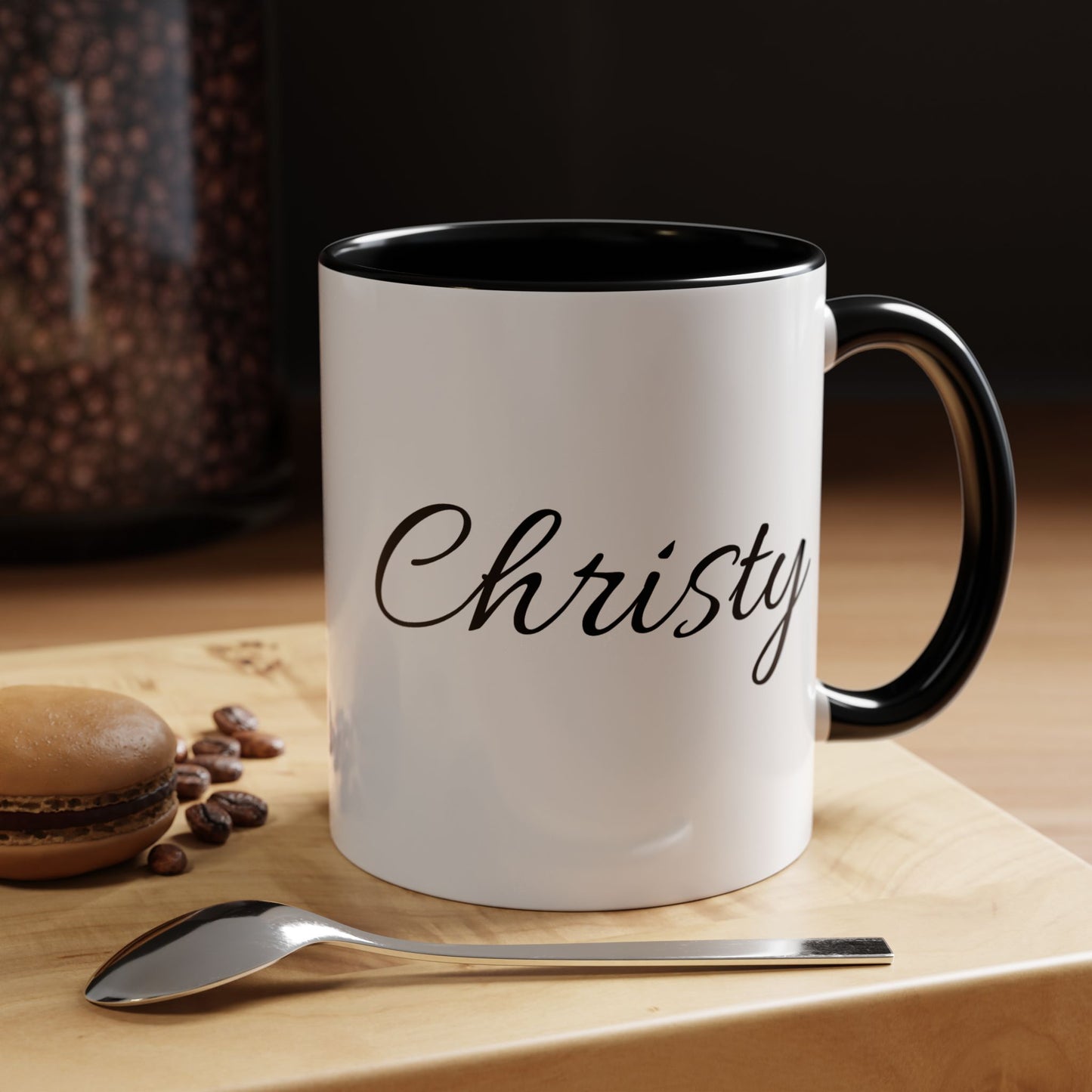 Personalized Accent Coffee Mug (11, 15oz)