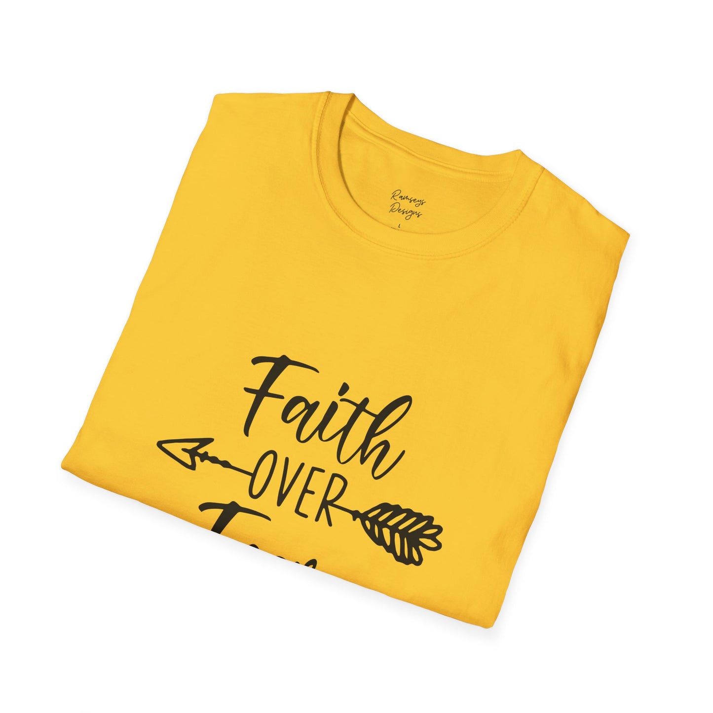 Faith Over Fear - Unisex Softstyle T-Shirt