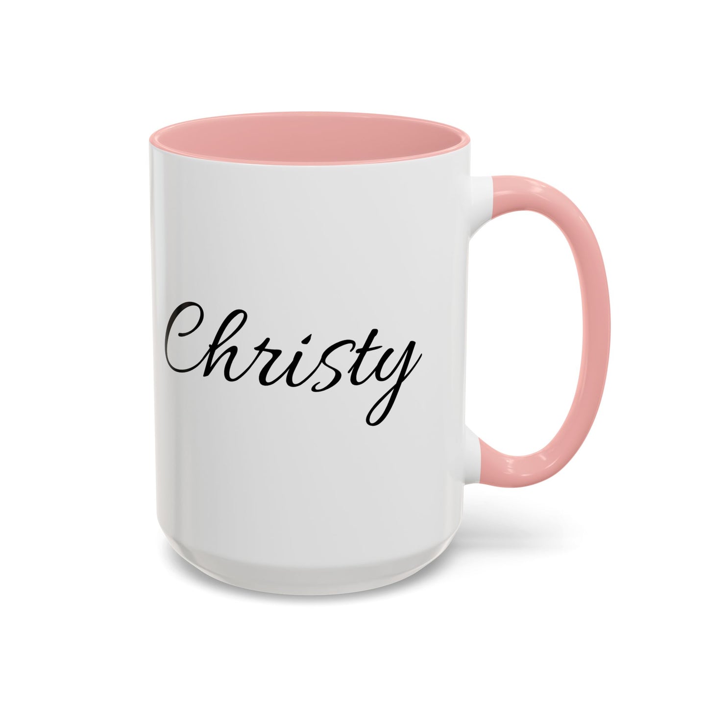 Personalized Accent Coffee Mug (11, 15oz)