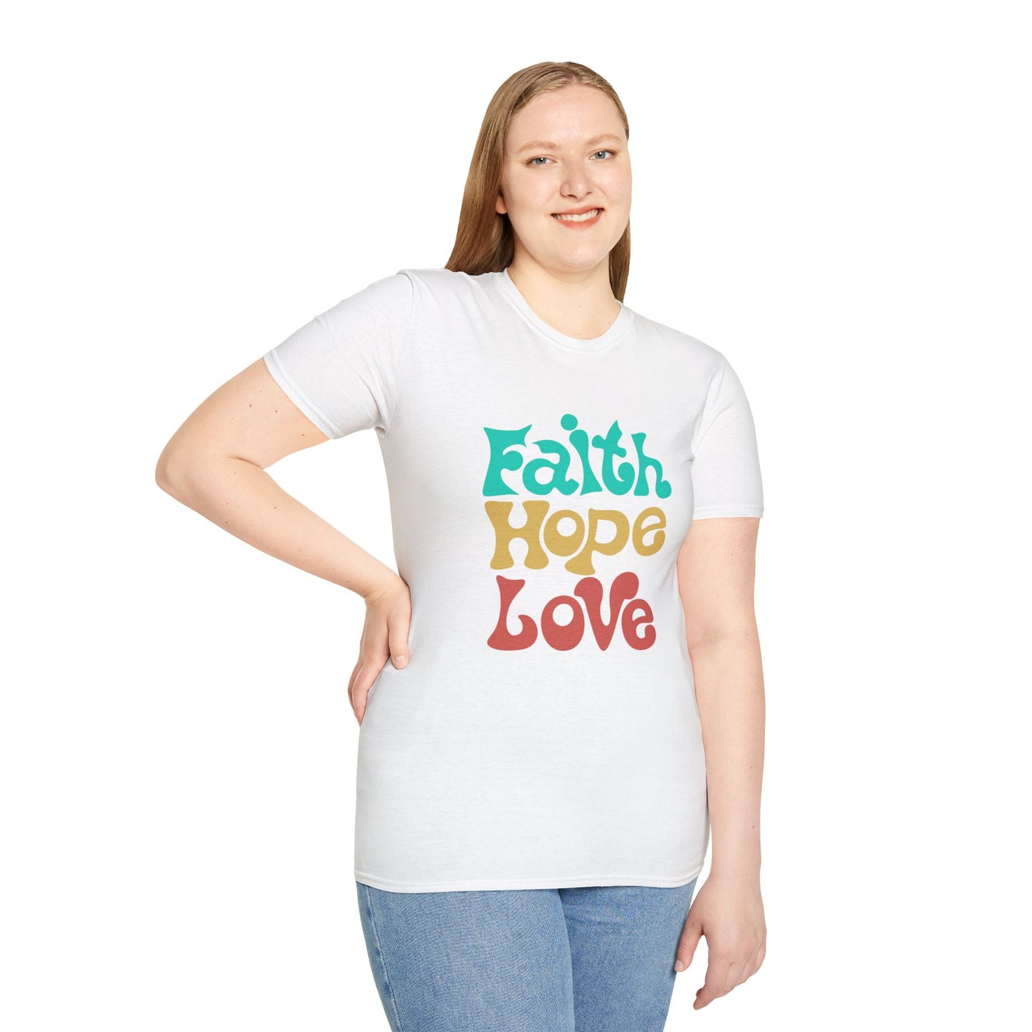 Faith Hope Love - Unisex Softstyle T-Shirt