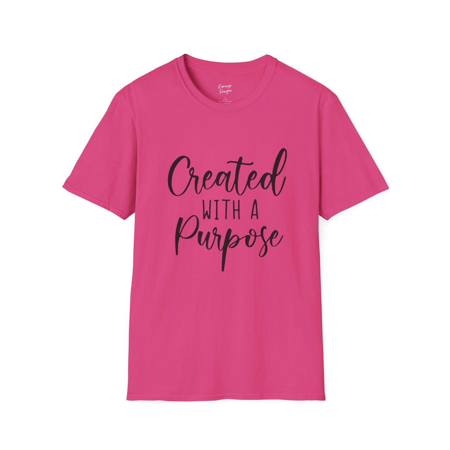 Created With A Purpose - Unisex Softstyle T-Shirt