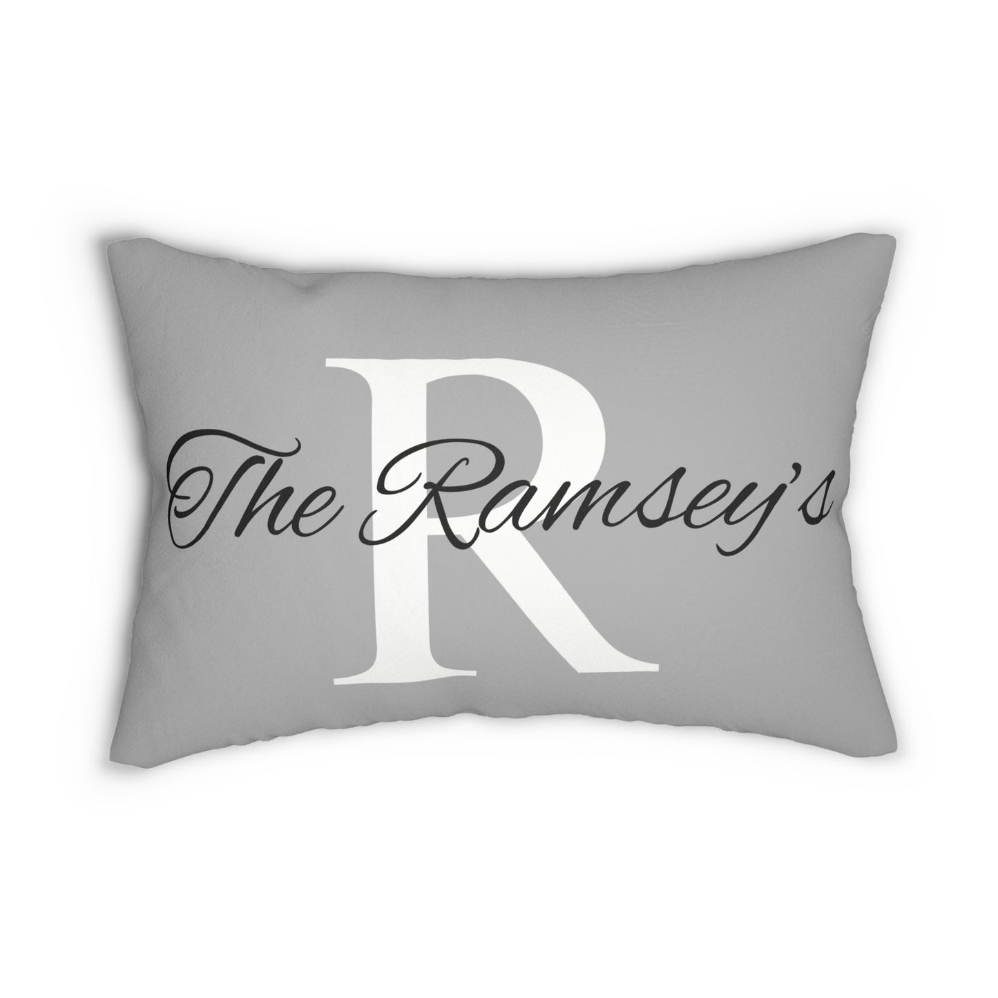 Personalized Lumbar Pillow - 20" × 14"