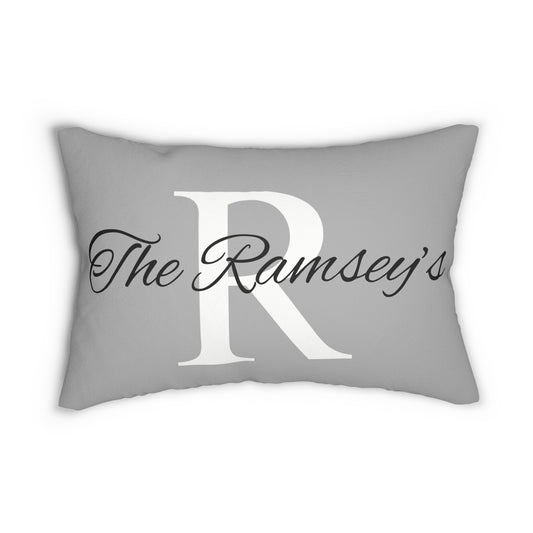 Personalized Lumbar Pillow - 20" × 14"