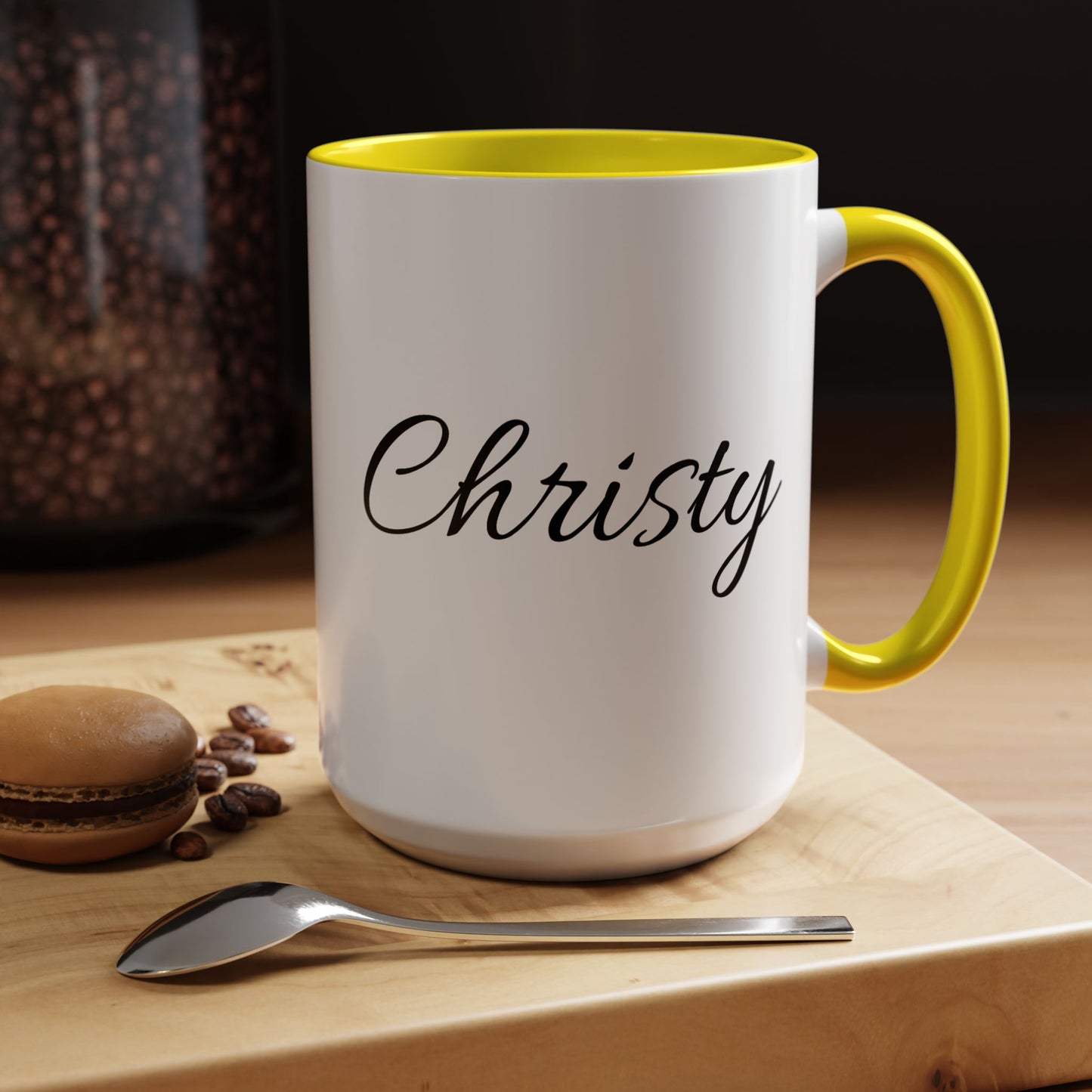 Personalized Accent Coffee Mug (11, 15oz)