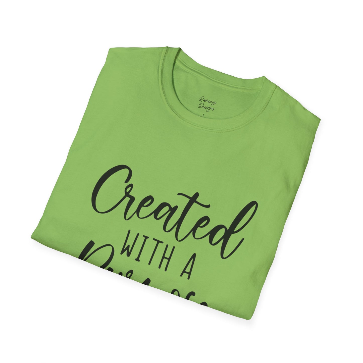 Created With A Purpose - Unisex Softstyle T-Shirt