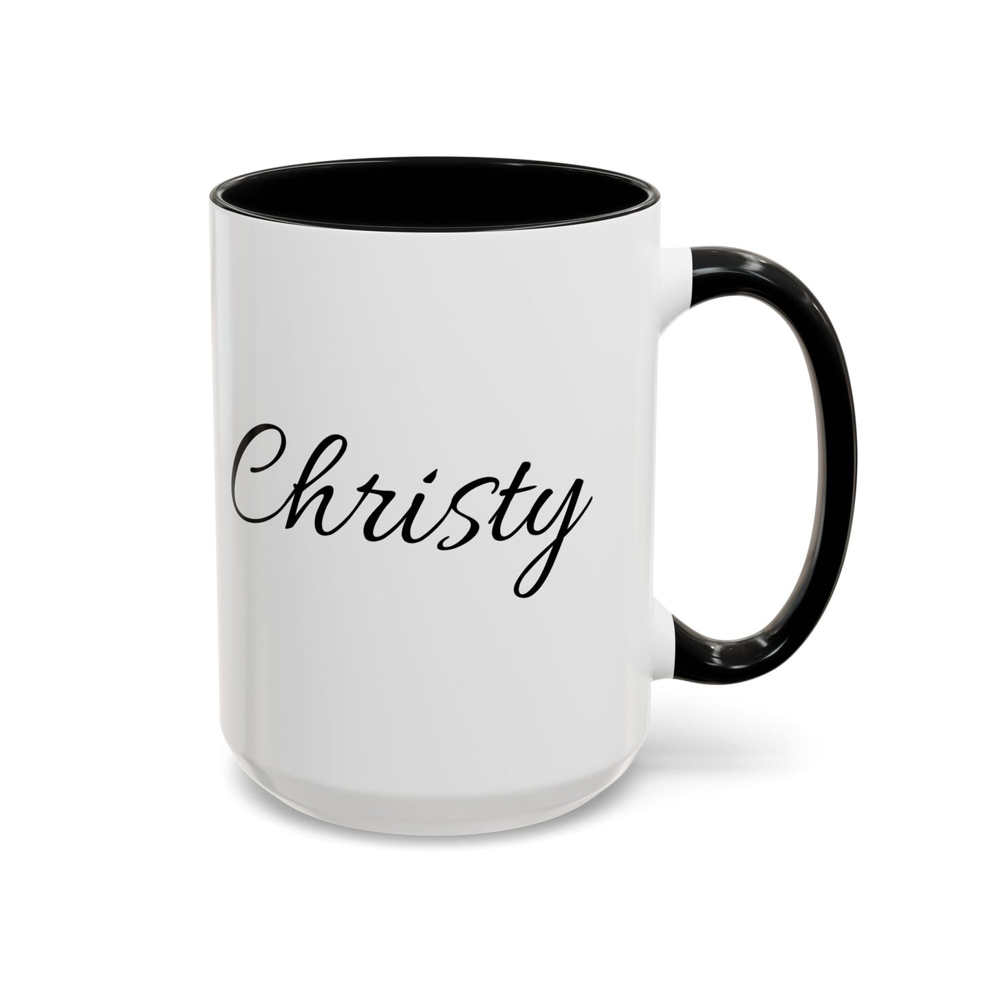 Personalized Accent Coffee Mug (11, 15oz)