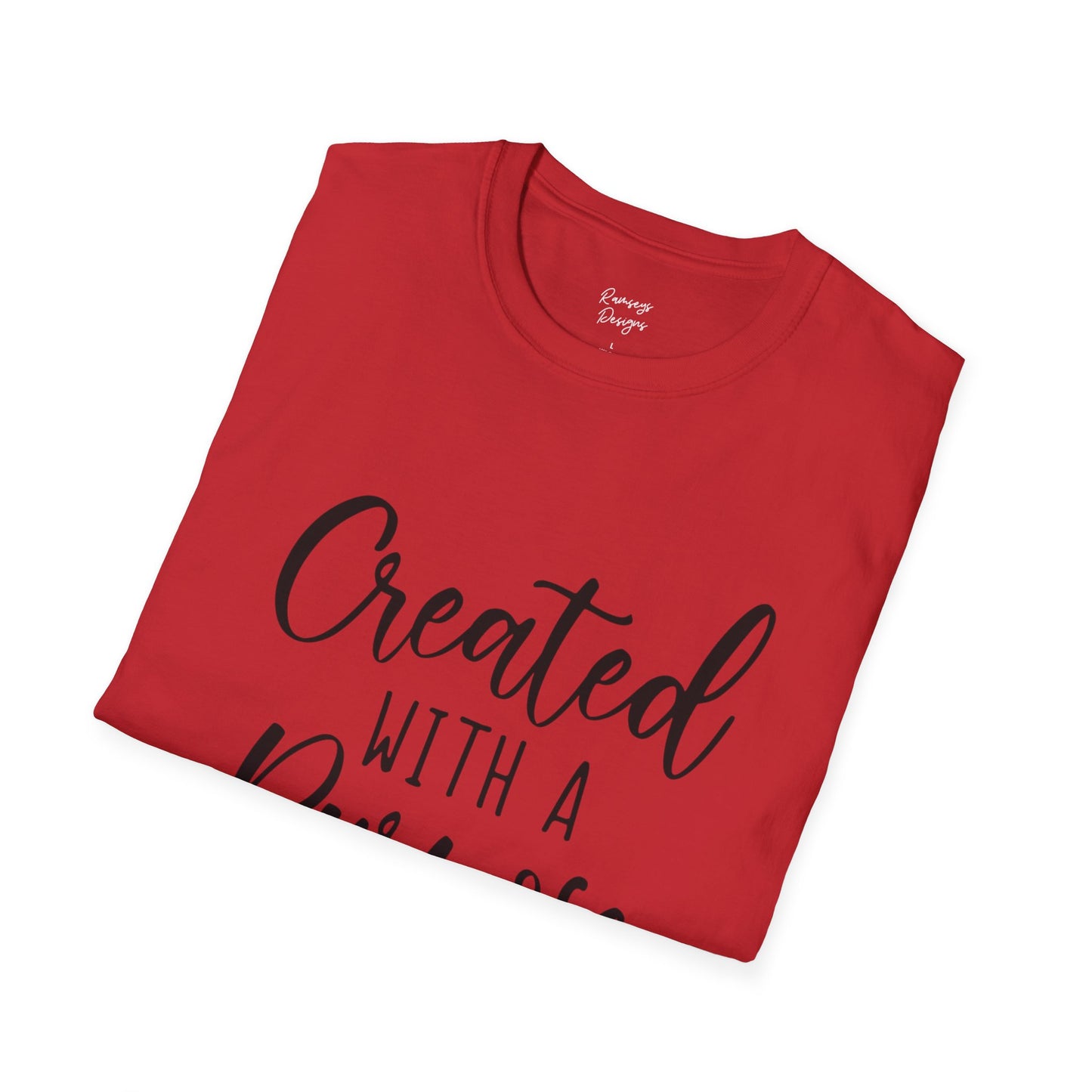 Created With A Purpose - Unisex Softstyle T-Shirt