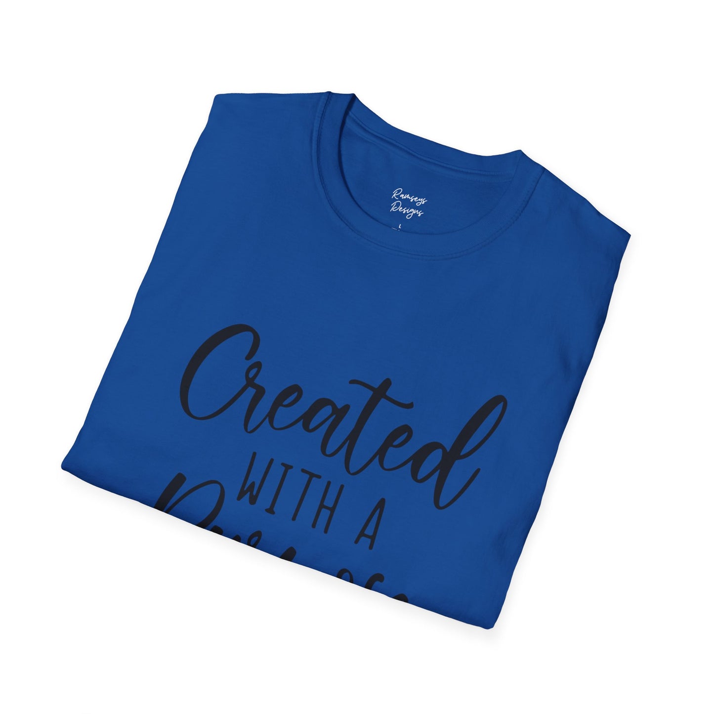 Created With A Purpose - Unisex Softstyle T-Shirt