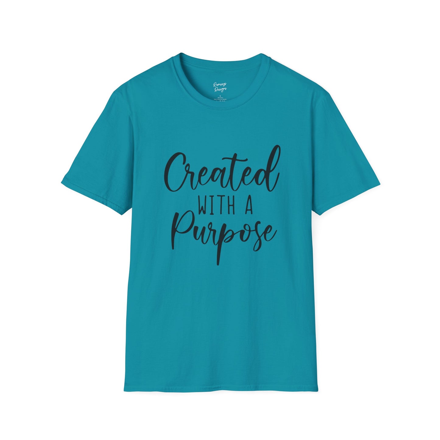 Created With A Purpose - Unisex Softstyle T-Shirt