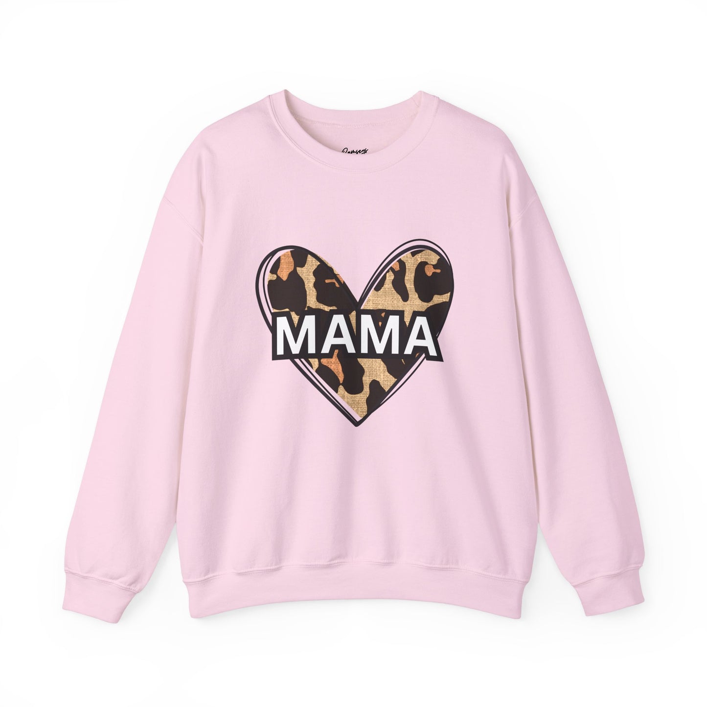 MAMA Cheetah Heart - Unisex Heavy Blend™ Crewneck Sweatshirt