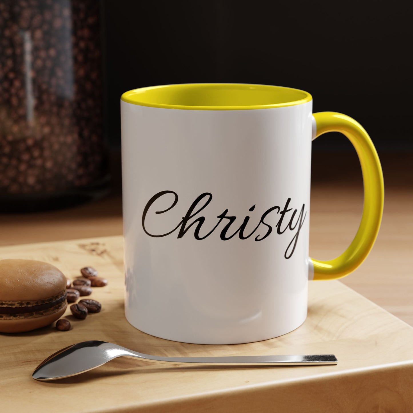 Personalized Accent Coffee Mug (11, 15oz)