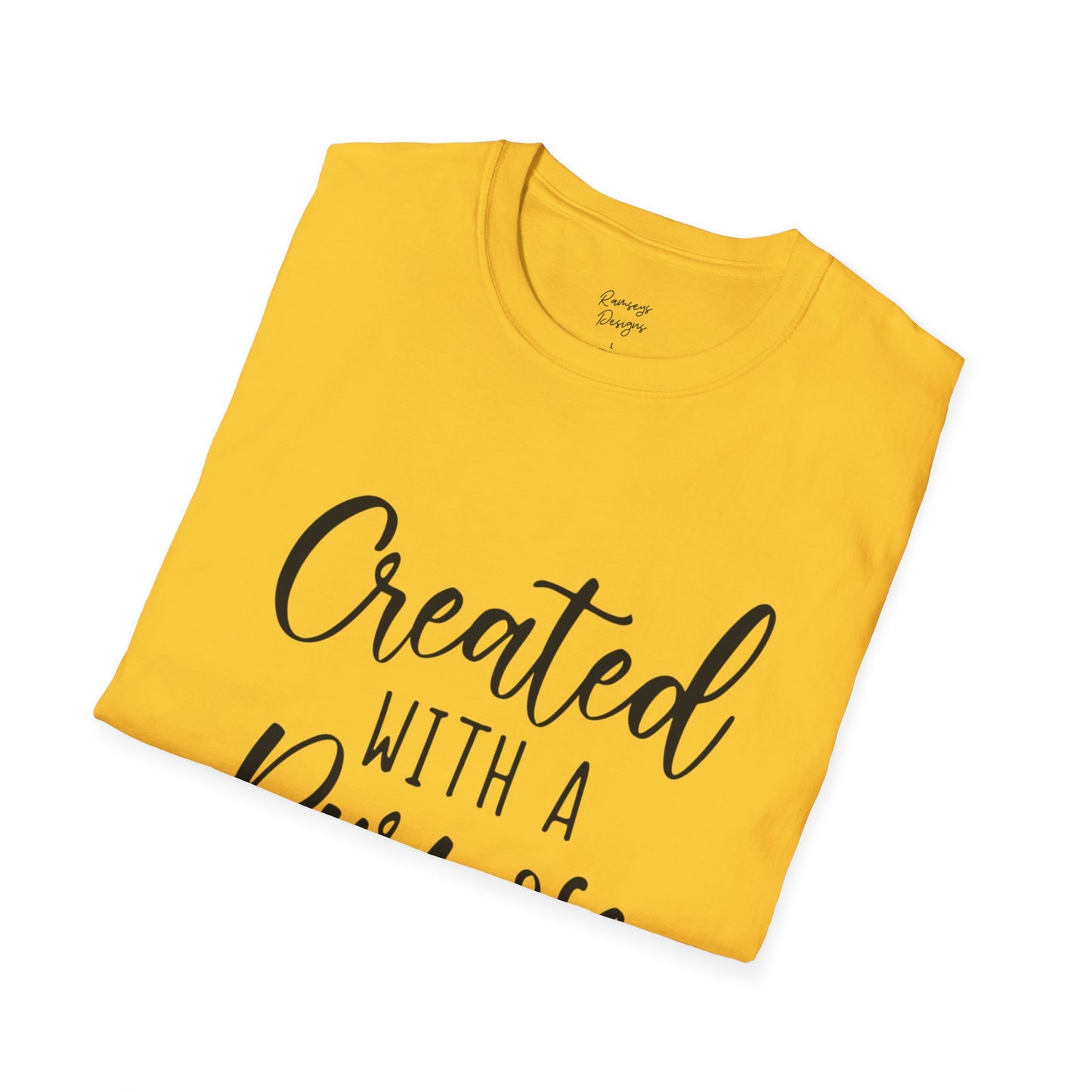 Created With A Purpose - Unisex Softstyle T-Shirt