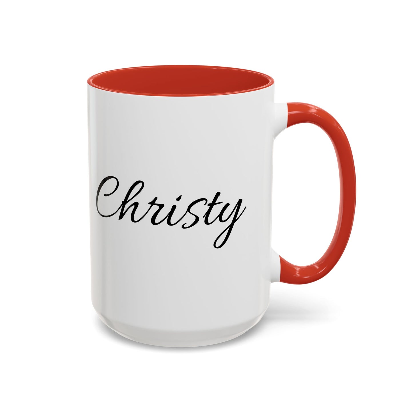 Personalized Accent Coffee Mug (11, 15oz)