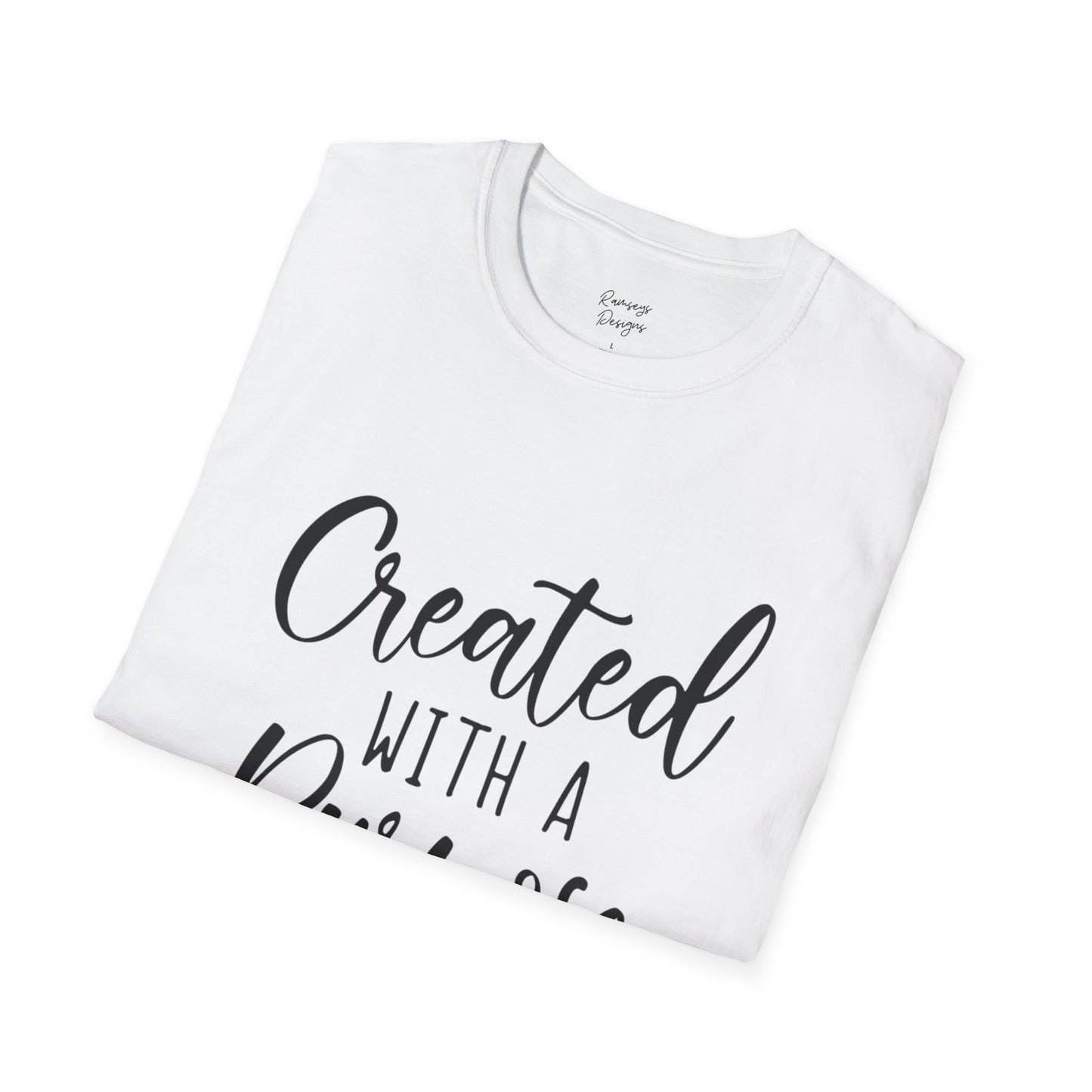 Created With A Purpose - Unisex Softstyle T-Shirt