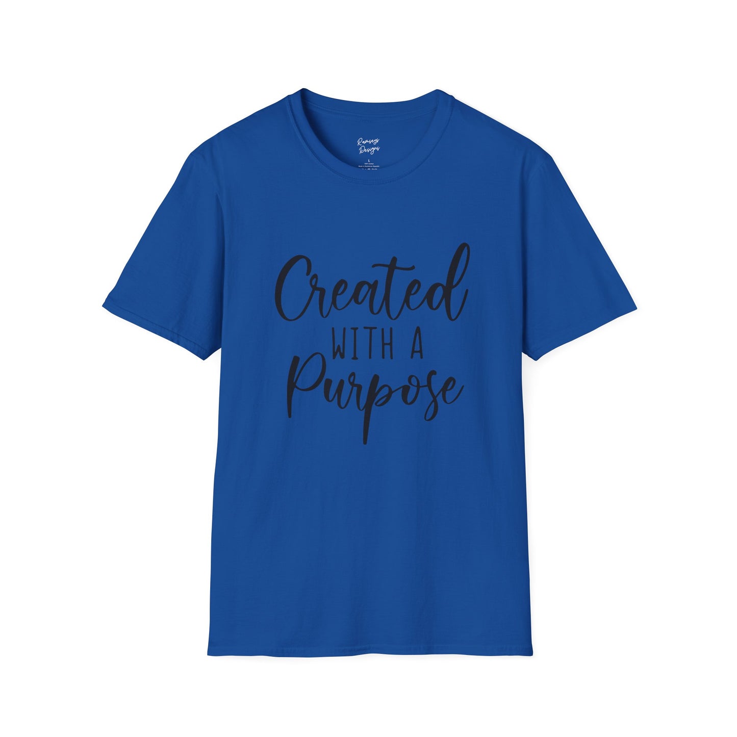 Created With A Purpose - Unisex Softstyle T-Shirt