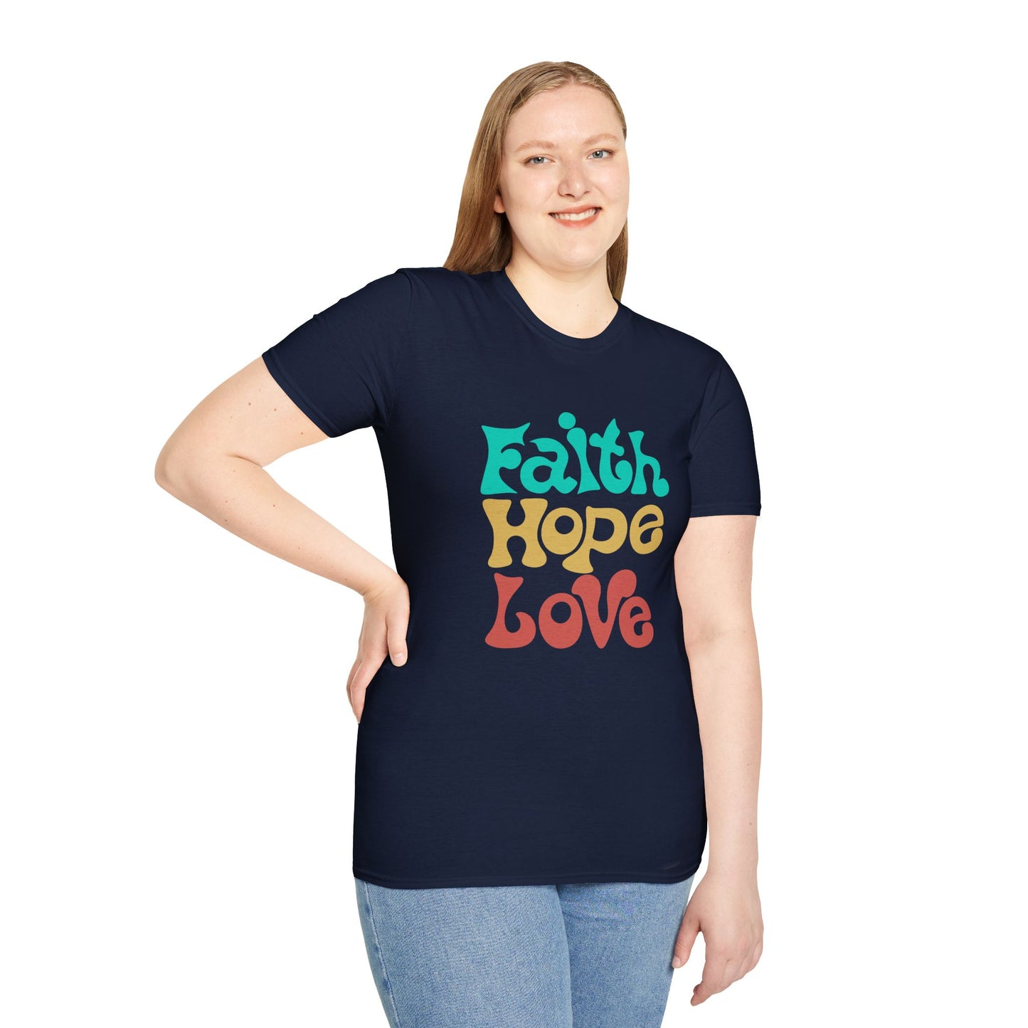 Faith Hope Love - Unisex Softstyle T-Shirt