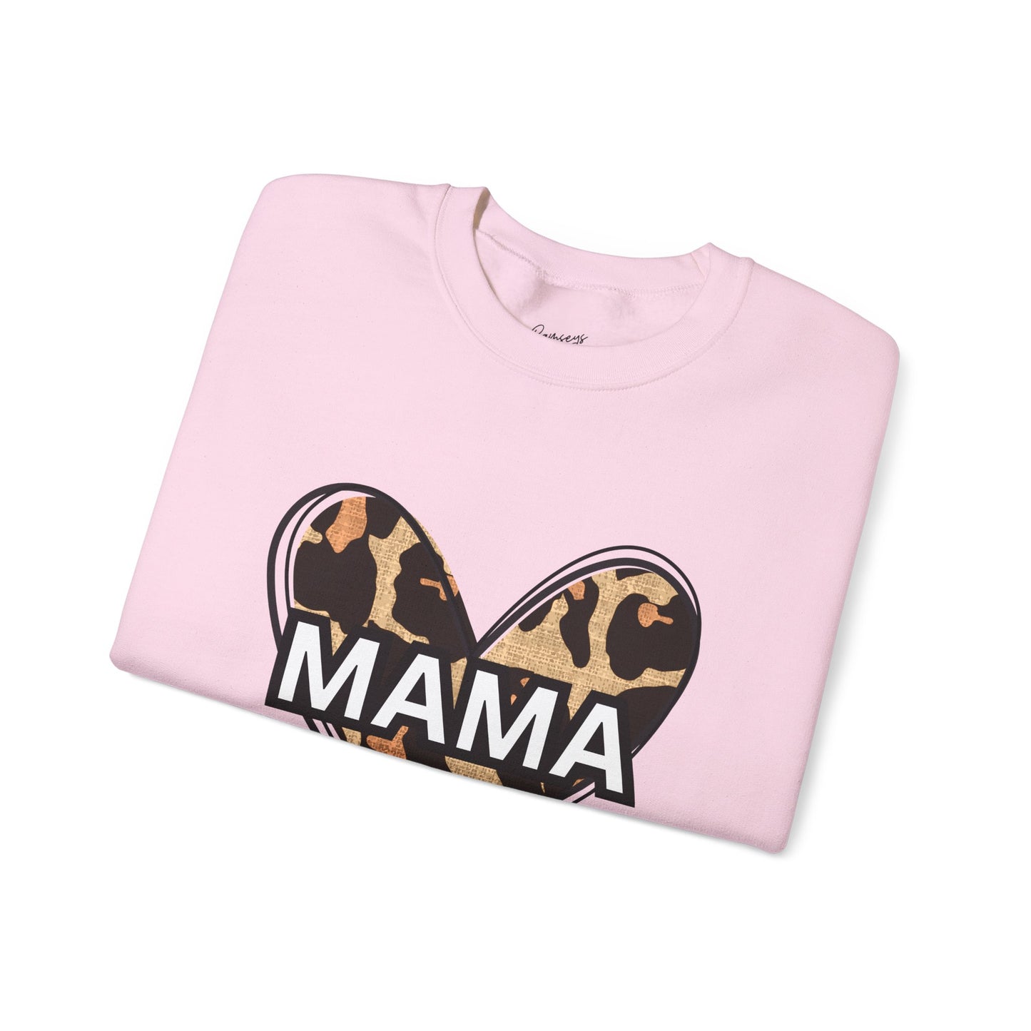 MAMA Cheetah Heart - Unisex Heavy Blend™ Crewneck Sweatshirt