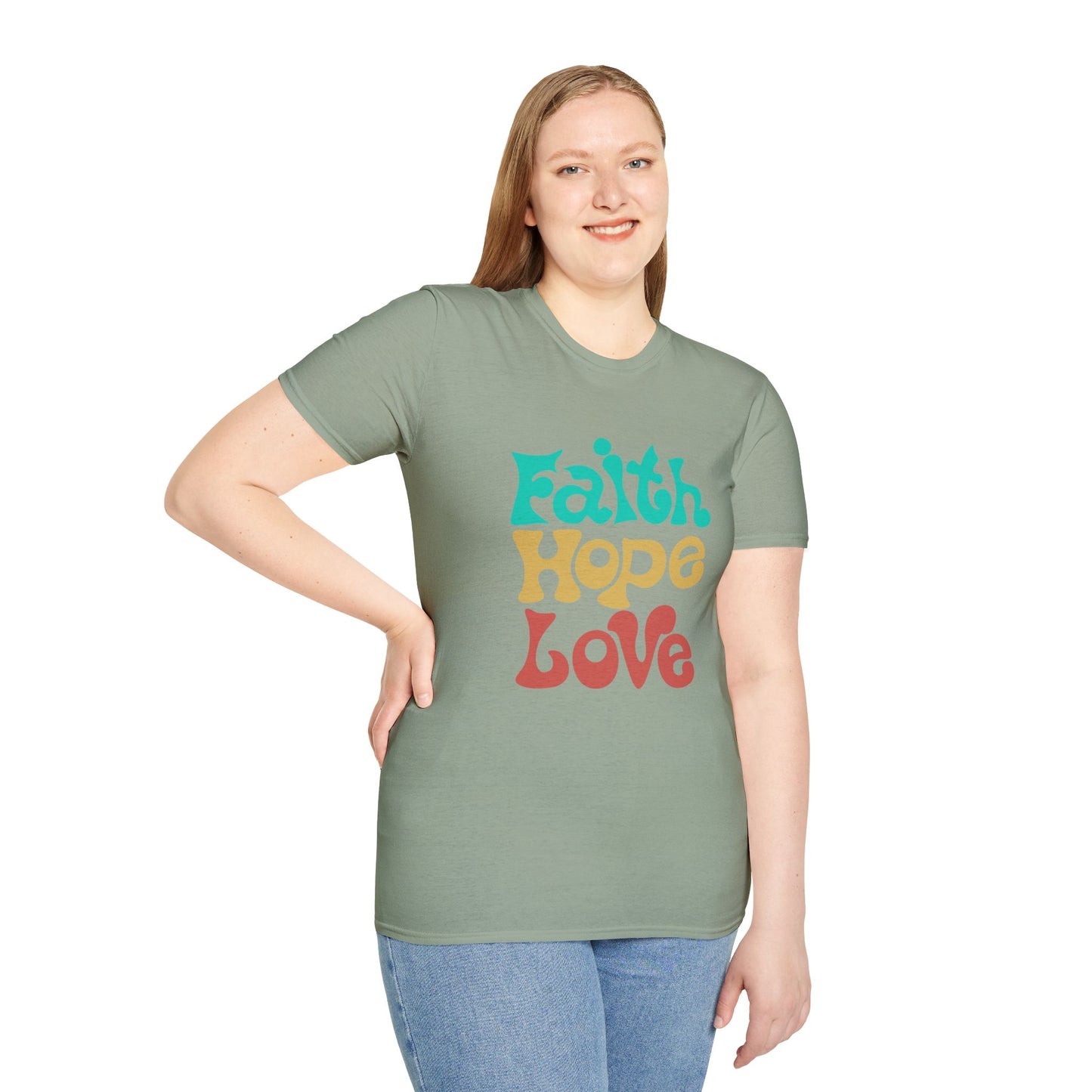 Faith Hope Love - Unisex Softstyle T-Shirt