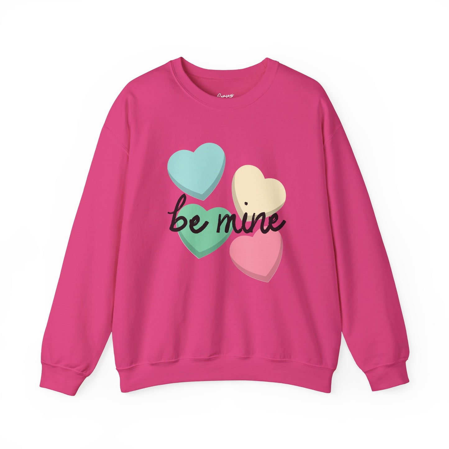 Candy Hearts Be Mine - Unisex Heavy Blend™ Crewneck Sweatshirt