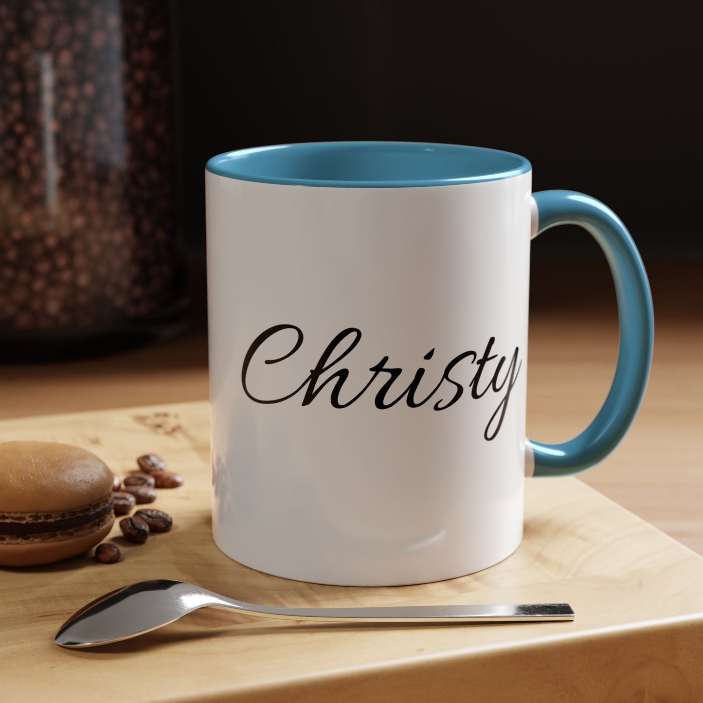 Personalized Accent Coffee Mug (11, 15oz)