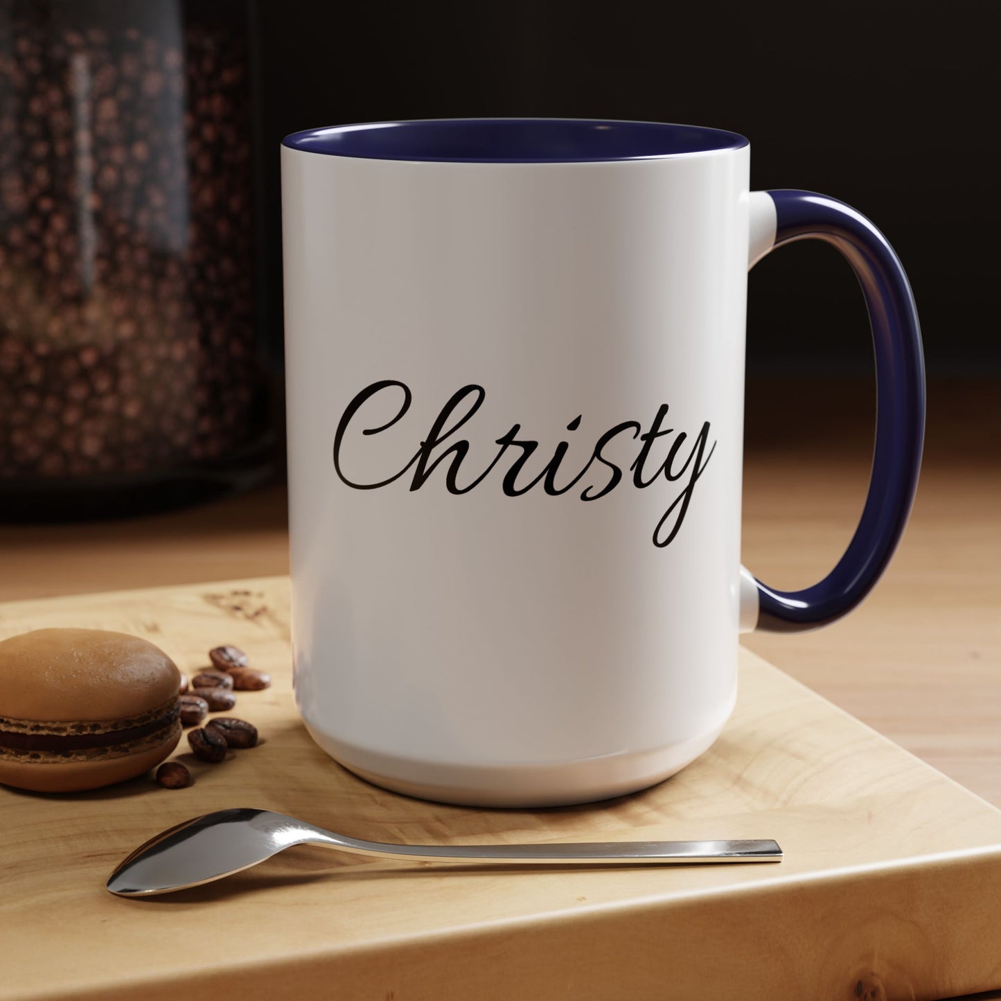 Personalized Accent Coffee Mug (11, 15oz)