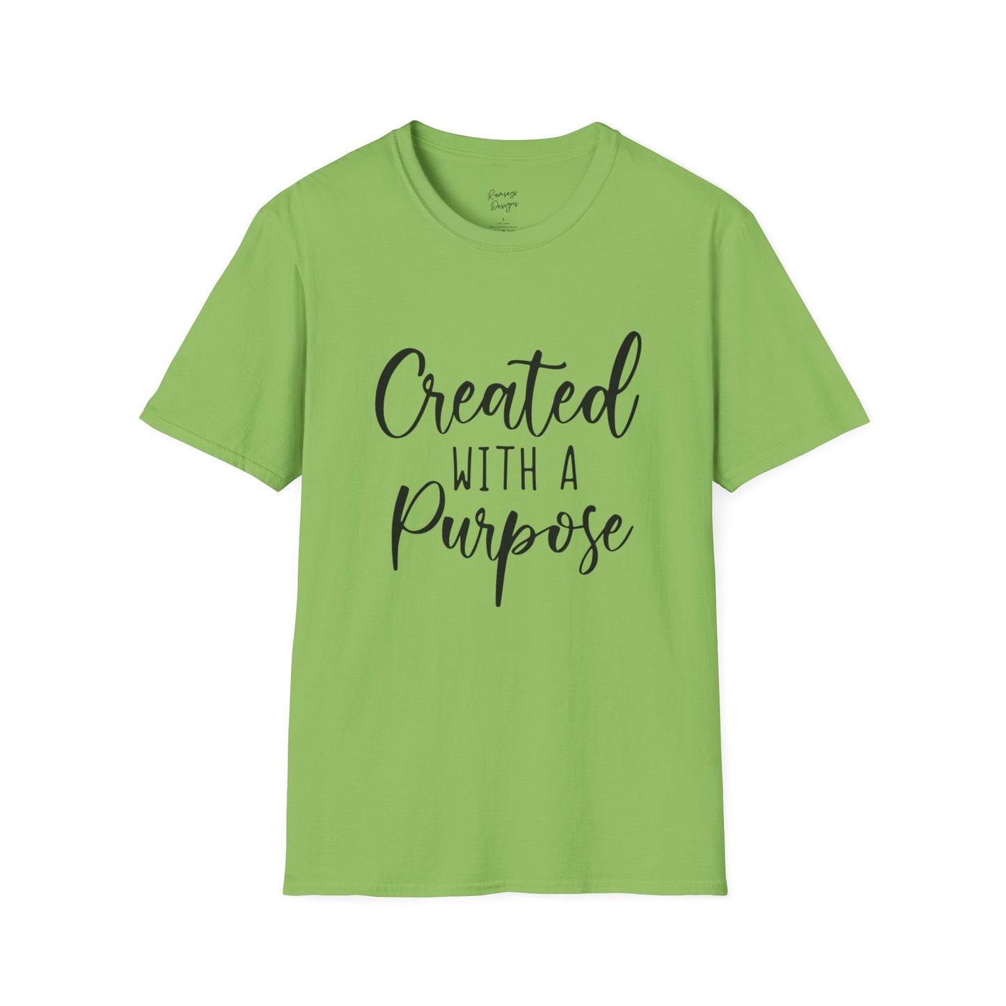 Created With A Purpose - Unisex Softstyle T-Shirt