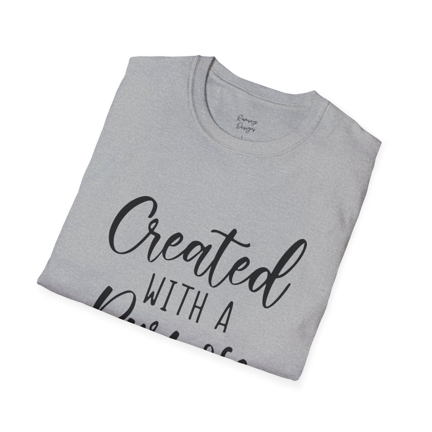 Created With A Purpose - Unisex Softstyle T-Shirt