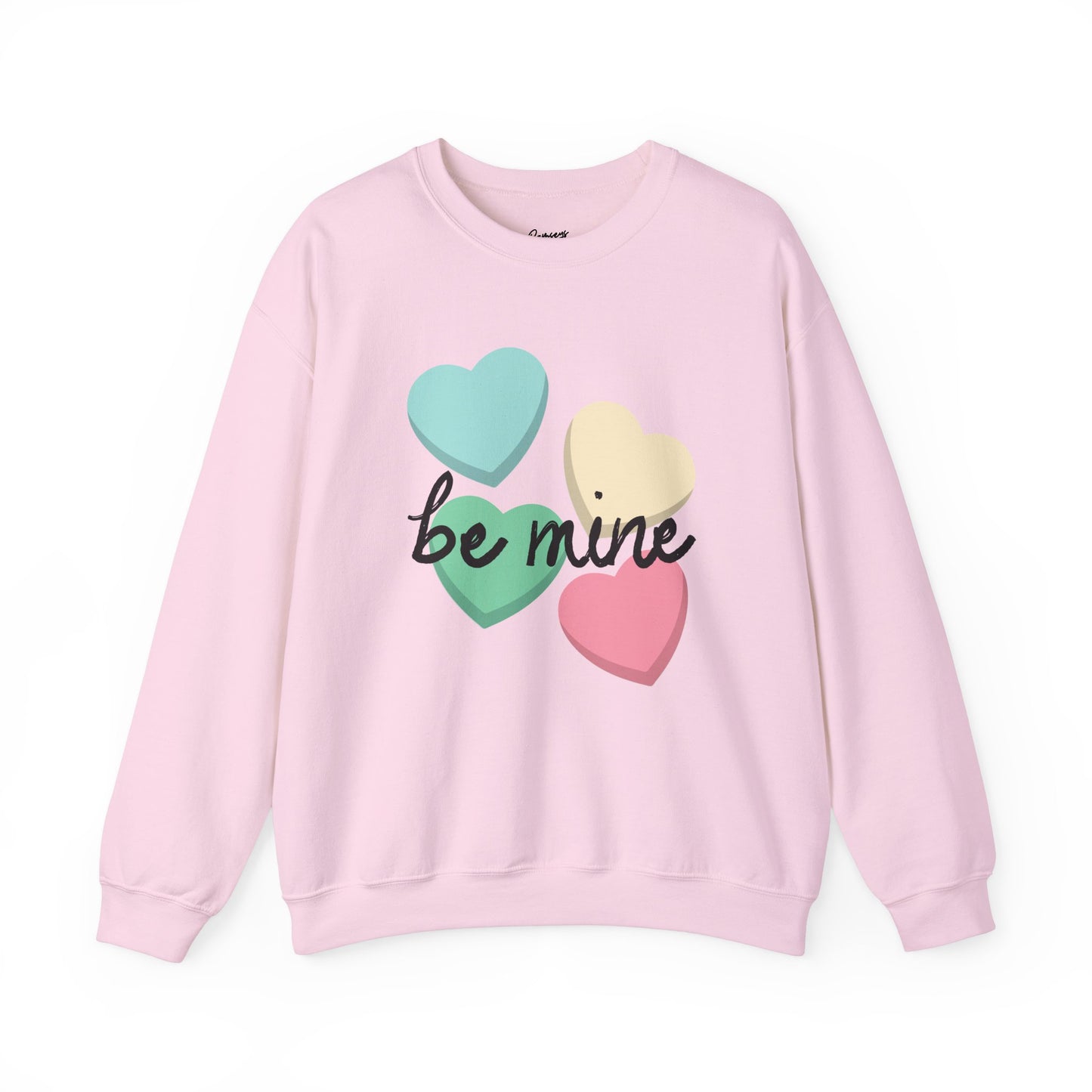 Candy Hearts Be Mine - Unisex Heavy Blend™ Crewneck Sweatshirt