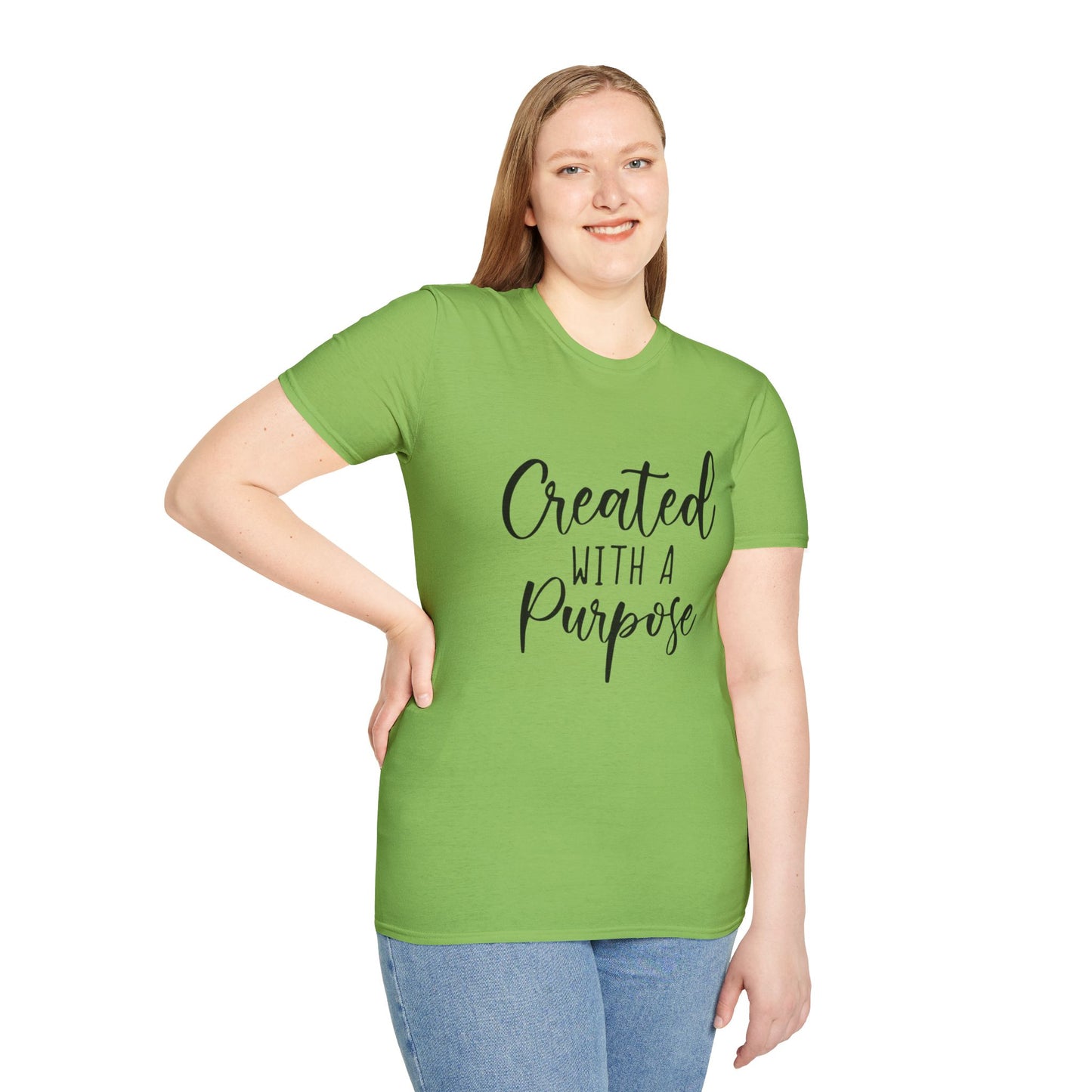 Created With A Purpose - Unisex Softstyle T-Shirt