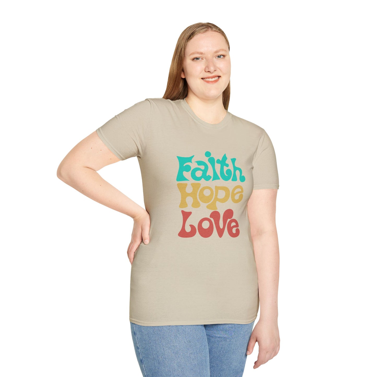 Faith Hope Love - Unisex Softstyle T-Shirt