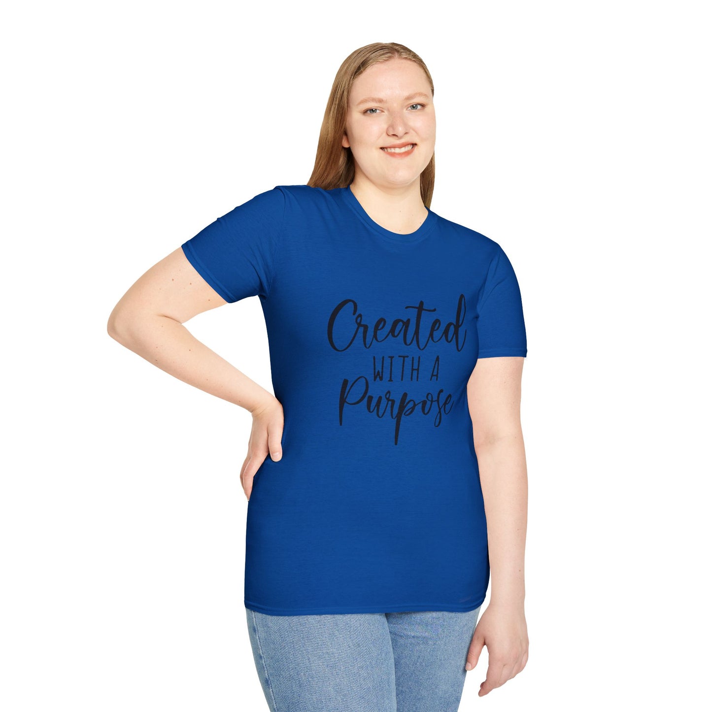 Created With A Purpose - Unisex Softstyle T-Shirt