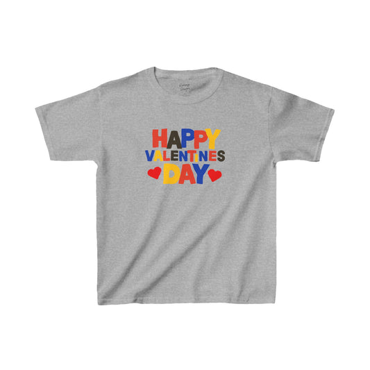 Happy Valentine's Day - Kids Heavy Cotton™ Tee